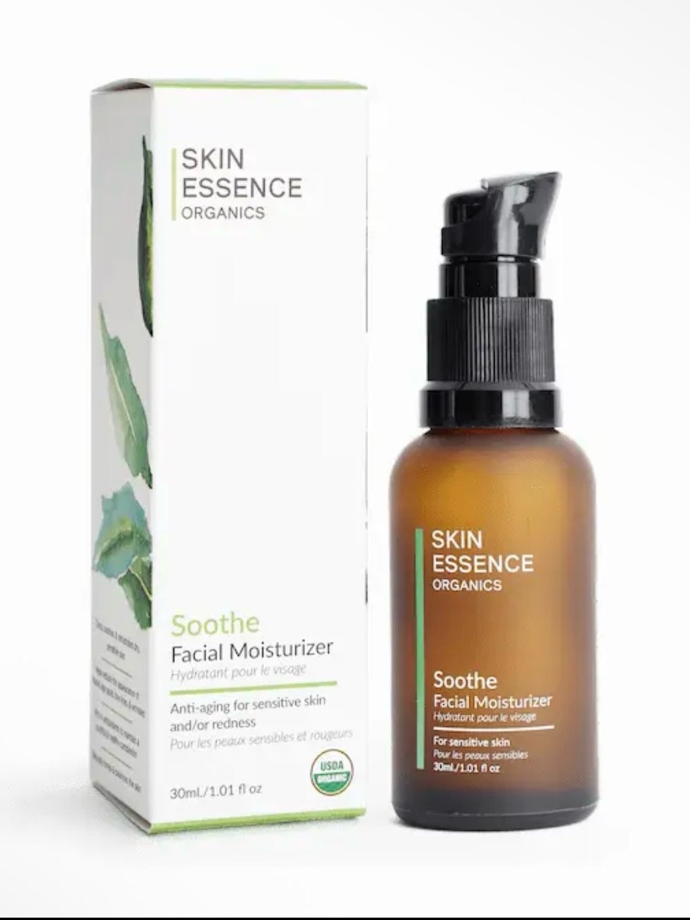 Natural skincare- Soothe Facial Moisturizer- Anti-aging for sensitive & Rosacea